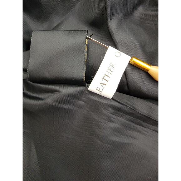 Giorgia Collection Suede Leather Mini Skirt Womens SZ 4 Black - Picture 8 of 9